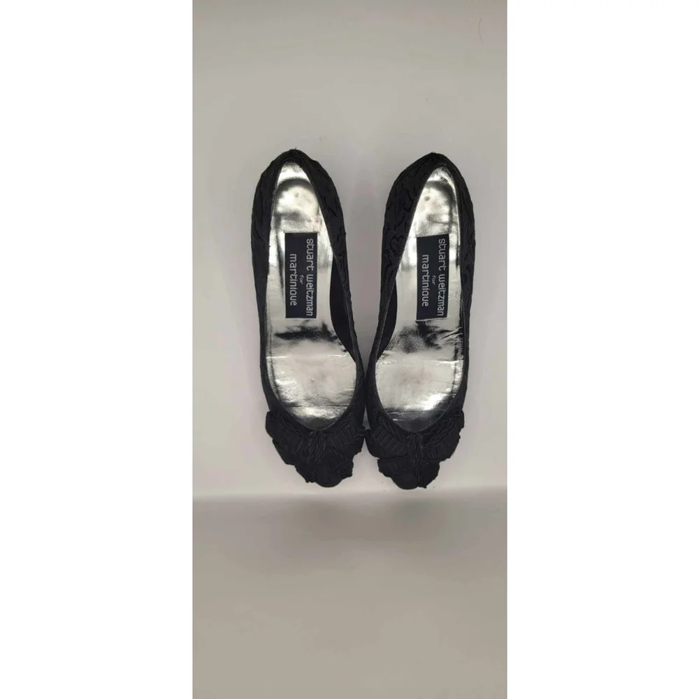Stuart Weitzman Heels Size 5.5 Bownanza Cana Black